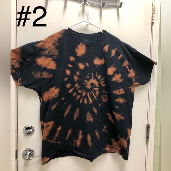 Tie dyed and Reverse (bleach) dyed shirts! #1-11 are all 2XL! 100% Cotton. - Picture 5 of 14